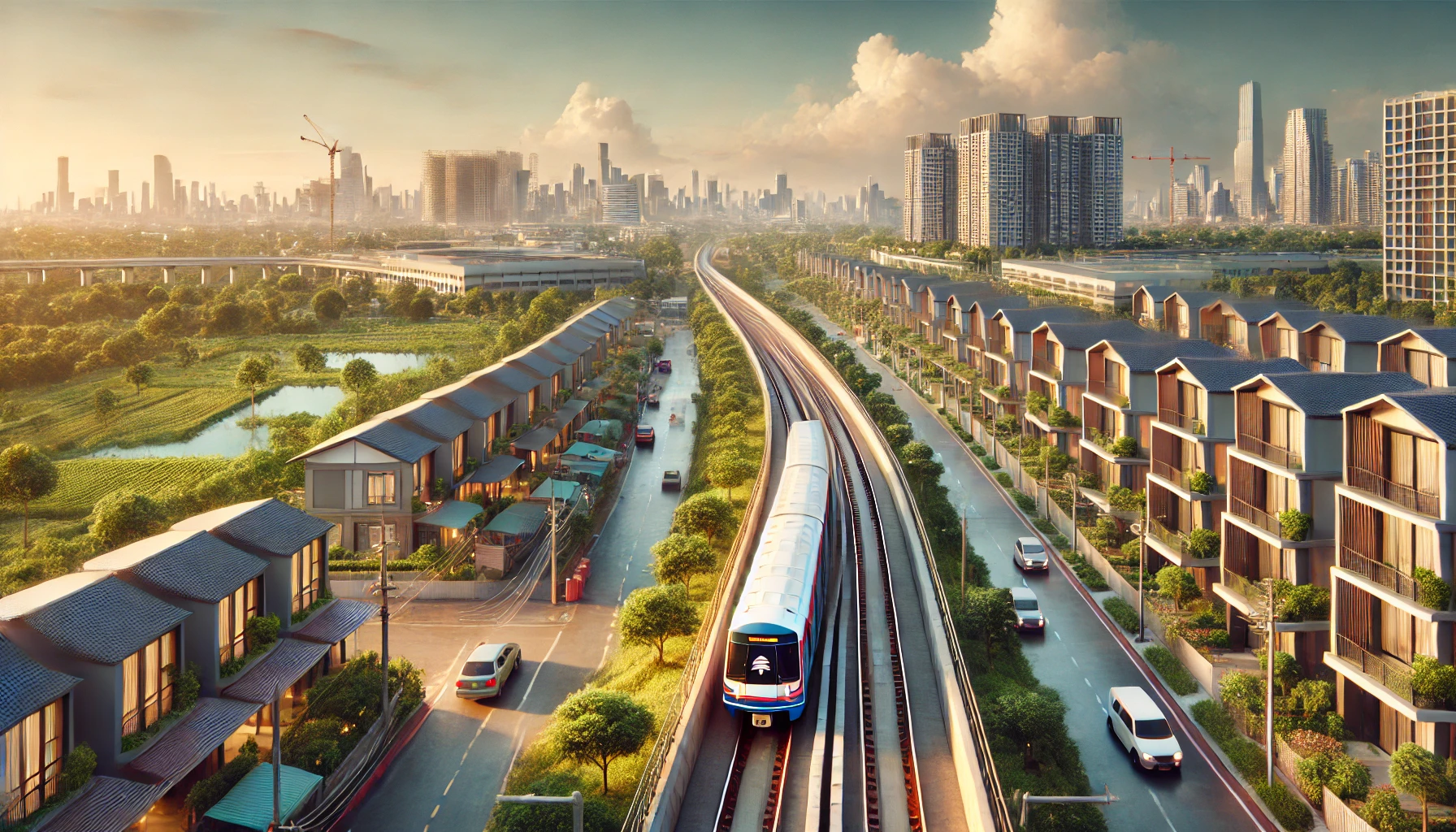ซื้อบ้านปลายทางรถไฟฟ้าคุ้มไหม? วิเคราะห์โอกาสการลงทุนและการอยู่อาศัย
